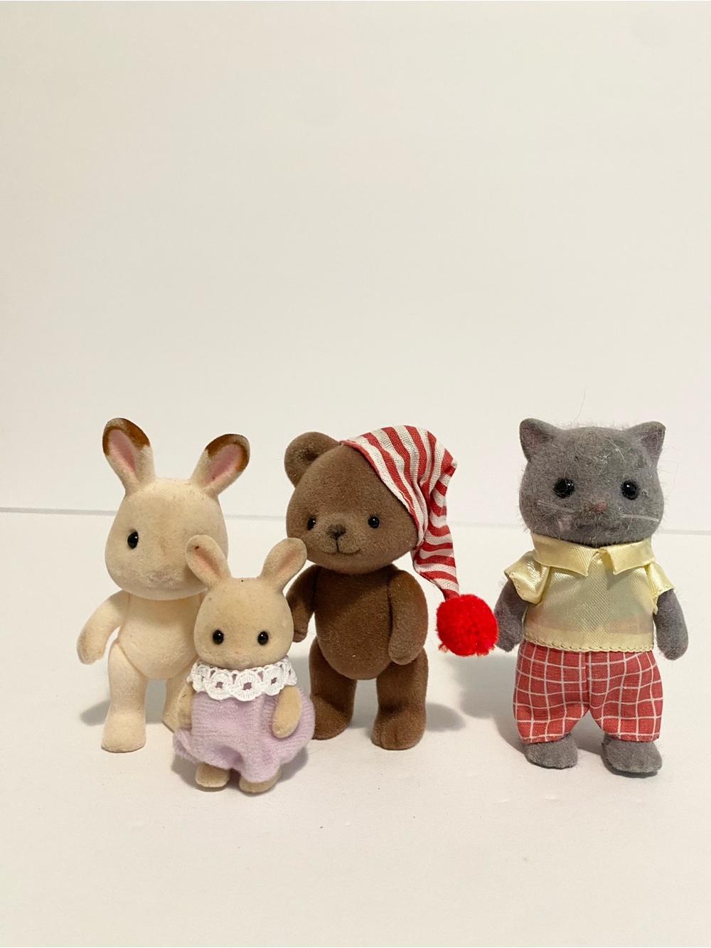Calico Critters Cat Bunny Bear Family Members Epoch Lot Mom Dad Siblings Figures
